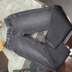 MASSIMO DUTTI WOMENS Exotic BLACK HIGH RISE SKINNY GLITZY JEANS 8 NEW